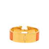 Secondhand Hermès Wide Enamel Clic Clac H Bracelet GM