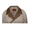 Secondhand Kamad Paris Upcycled Trench Coat with LV Patch - '20s