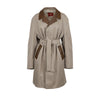 Secondhand Kamad Paris Upcycled Trench Coat with LV Patch - '20s