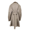 Secondhand Kamad Paris Upcycled Trench Coat with LV Patch - '20s