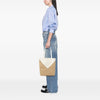 Secondhand LOEWE Medium Bicolor Shiny Calfskin Puzzle Fold Tote