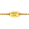Secondhand Louis Vuitton Gold Plated Flower Full Bracelet