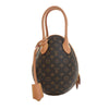 Secondhand Louis Vuitton Monogram and Calfskin Egg Bag