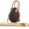 Secondhand Louis Vuitton Monogram and Calfskin Egg Bag