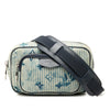 Secondhand Louis Vuitton Monogram Denim Watercolor Hickory Stripes Outdoor Pouch