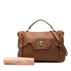Secondhand Miu Miu Cervo Paloma Top Handle Bag