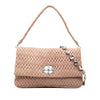 Secondhand Miu Miu Matelasse Nappa Crystal Chain Satchel