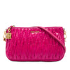 Secondhand Miu Miu Matelasse Nappa Lux Charm Shoulder Bag