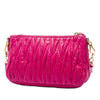 Secondhand Miu Miu Matelasse Nappa Lux Charm Shoulder Bag