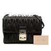 Secondhand Miu Miu Matelasse Nappa Push Lock Flap