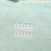 Secondhand Miu Miu Terry Cloth Logo Handbag