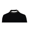 Secondhand Moschino High Neck Dress with Gemstone - '10s