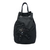Secondhand Prada Beaded Tessuto Evening Bear Drawstring Bucket Bag
