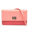 Secondhand Prada Bicolor Saffiano Turn Lock Wallet on Strap