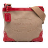 Secondhand Prada Canvas Canapa Logo Crossbody