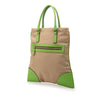 Secondhand Prada Cinghiale Trimmed Canvas Canapa Tote