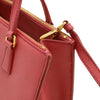 Secondhand Prada Mini Saffiano Lux Galleria Double Zip Satchel