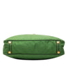 Secondhand Prada Saffiano Trimmed Tessuto Logo Plate Convertible Tote