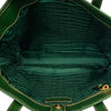 Secondhand Prada Saffiano Trimmed Tessuto Logo Plate Convertible Tote