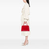 Secondhand Prada Saffiano Vernice Pyramid Frame Handbag