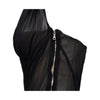Secondhand Roberto Cavalli Black Plunge Neck Corset Dress - '00s