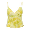 Secondhand Roberto Cavalli Class Leaf Print Top and Skirt Set - '10s