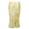 Secondhand Roberto Cavalli Class Leaf Print Top and Skirt Set - '10s