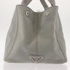Secondhand Prada Canapa Tote Gray Canvas Bags