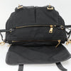 Secondhand Prada Double Buckle Flap Messenger Bag Tessuto
