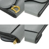 Christian Dior Saddle Trifold Flap Wallet Leather