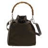 Secondhand Gucci Vintage Bamboo Bucket Bag Nylon and