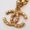 Secondhand Chanel Vintage CC Logo Chain Charm Pendant Gold-plated