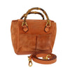 Secondhand Gucci Vintage Bamboo Front Pocket Tote