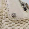 Chanel Zip Shoulder Bag Canvas