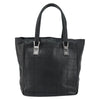 Chanel Square Stitch Tote Quilted Leather