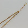 Secondhand Christian Dior CD Pendant Necklace Gold-plated
