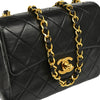 Secondhand Chanel Vintage Square Classic Single Flap Bag Quilted