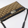 Christian Dior Vintage Trotter Shoulder Bag Canvas