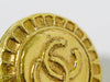 Secondhand Chanel Vintage Round CC Clip-On Earrings