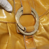 Secondhand Bvlgari Chandra Hobo Yellow Patent Leather Bags