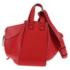 Secondhand Loewe Hammock Bag Red Leather Bags