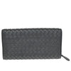 Secondhand Bottega Veneta French Flap Wallet Intrecciato Nappa
