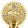 Secondhand Chanel Vintage Round CC Clip-On Earrings