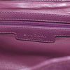 Secondhand Bvlgari Chandra Satchel Purple Leather Bags