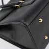 Secondhand Burberry Vintage Handbag Black Leather Bags