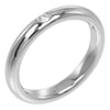 Secondhand Tiffany & Co. Elsa Peretti 1 Diamond Stacking Band Ring 950 Platinum with Diamond
