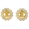 Secondhand Chanel Vintage Round CC Clip-On Earrings
