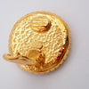 Secondhand Chanel Vintage CC Round Button Clip-On Earrings