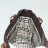 Secondhand Burberry Handle Tote Brown Leather Bags
