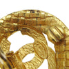 Secondhand Chanel CC Button Clip-On Earrings